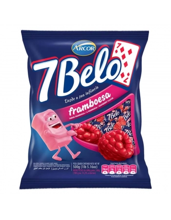 Bala 7Belo Framboesa 500g