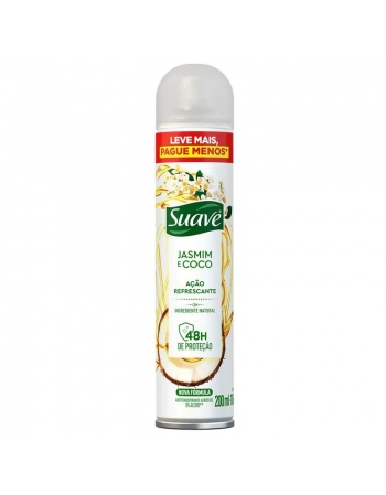 Suave Aerosol Leve + Pague - Jasmin e Coco 48h Proteção Suave 200ml