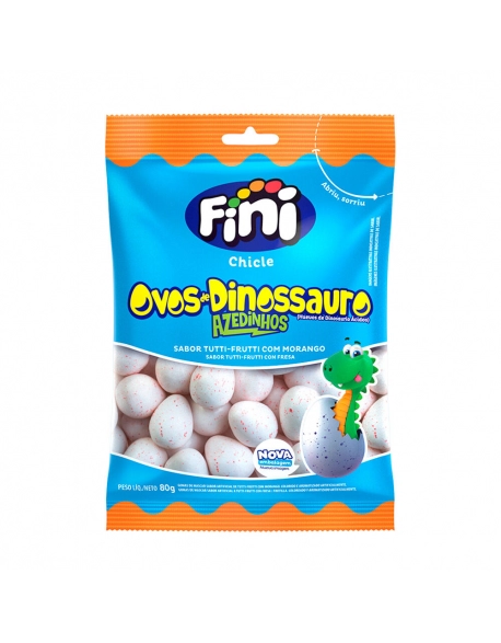 Fini Ovos de Dinossauro Azedinhos 80g