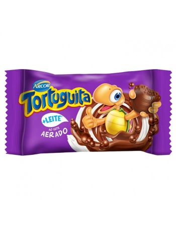 Tortuguita ao Leite Aerado 276g Display com 24 unidades de 11,5g