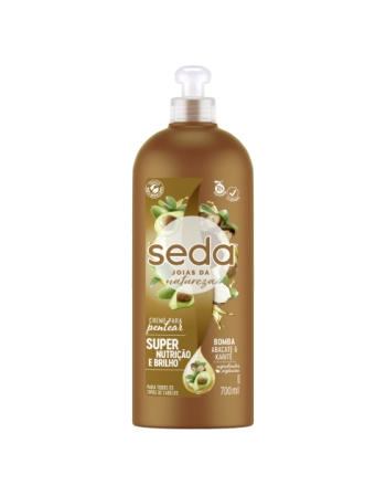 Seda Creme de Pentear Bomba de Abacate & Karité 700ml