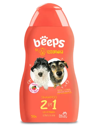 Beeps Estopinha Shampoo 2 em 1 500ml