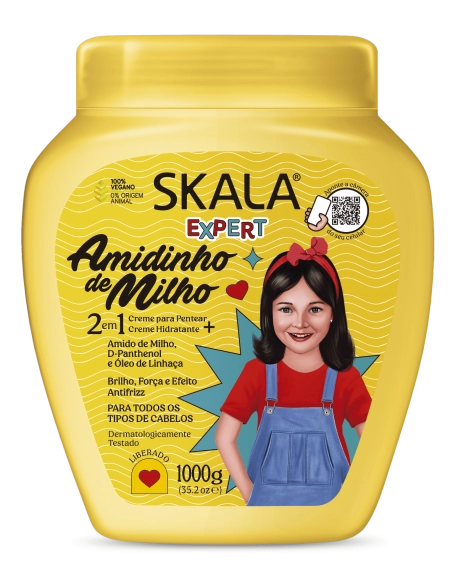 Skala Creme de tratamento Amidinho de Milho Kids 1Kg