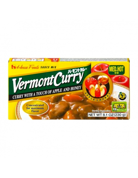 Vermont Curry Sabor Picante Médio 230g