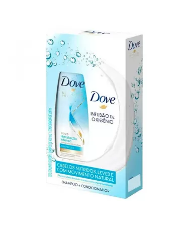 Dove Kit Hidratação Intensa Shampoo 400ml + Condicionador 200ml