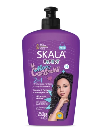 Skala Creme para Pentear Mais Cachinhos 2 em 1 250g