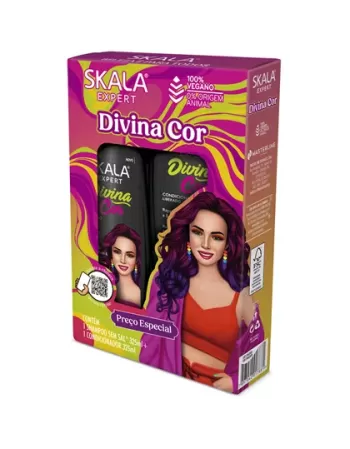 Skala Kit Shampoo + Condicionador Divina Cor 325ml