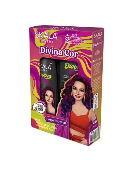 Skala Kit Shampoo + Condicionador Divina Cor 325ml