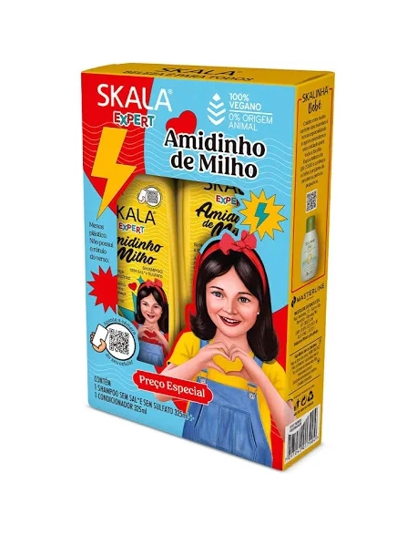 Skala Shampoo + Condicionador Amidinho de Milho 325ml