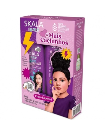 Skala Shampoo + Condicionador Mais Cachinhos 325ml