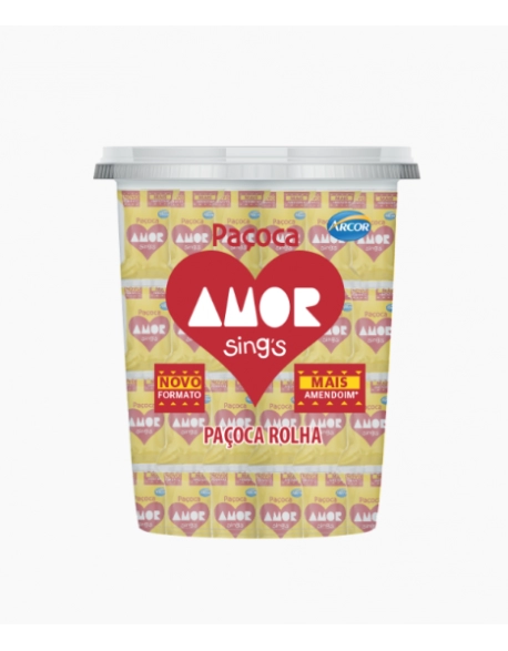 Paçoca Amor Rolha 63x16g