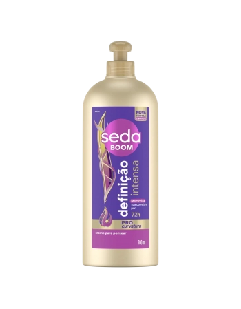 Seda Creme Pentear Pro Curvatura Boom Definição Intensa 700ml