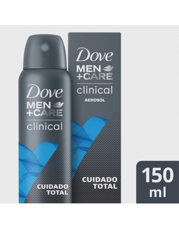 Dove Men + Care Clinical Cuidado Total Desodorante Aerosol 150ml