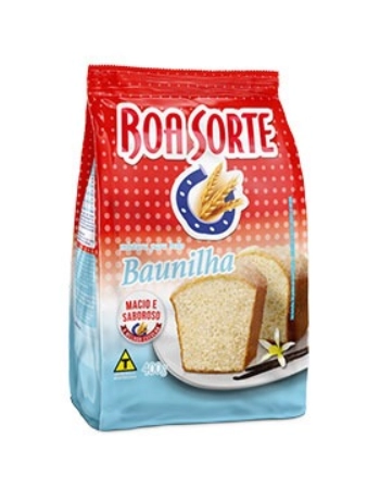 Boa Sorte Mistura Para Bolo Baunilha 400g