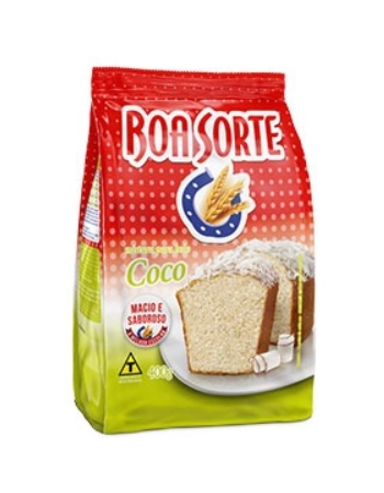 Boa Sorte Mistura para Bolo Coco 400g