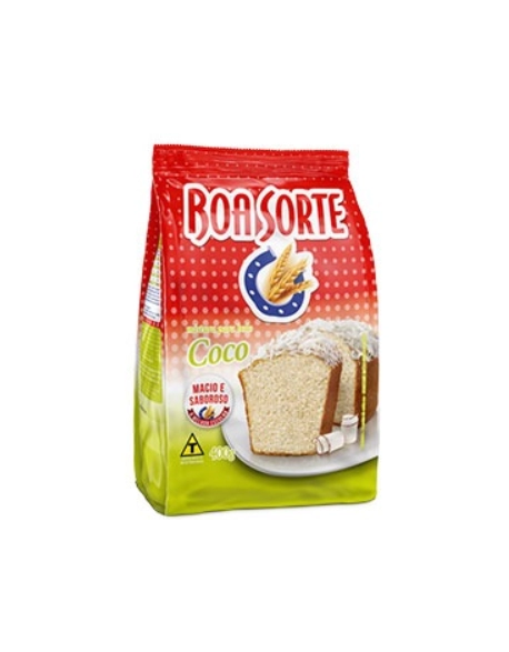 Boa Sorte Mistura para Bolo Coco 400g