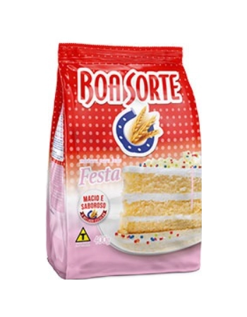 Boa Sorte Mistura para Bolo Festa 400g