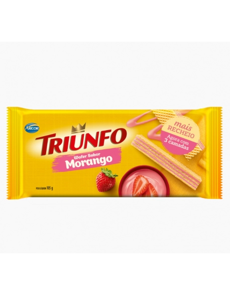 Triunfo Wafer Morango 105g