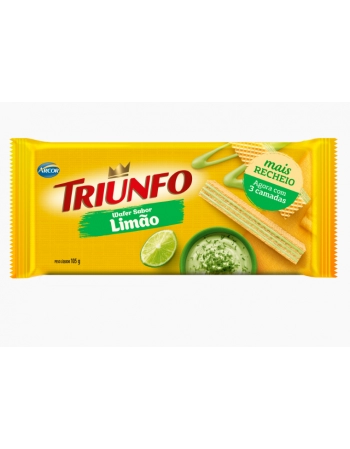 Triunfo Wafer Limão 105g