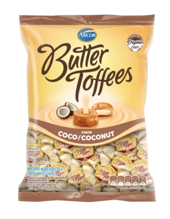 Bala Butter Toffees Coco 500g