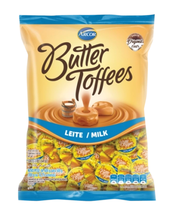 Bala Butter Toffees Leite 500g