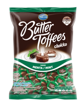 Bala Butter Toffees Chokko Menta 500g