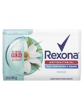 Rexona Sabonete Barra Antibacteriano Fresh 84g
