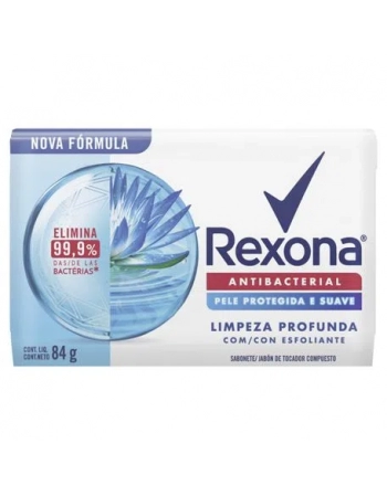 Rexona Sabonete Barra Antibacteriano Limpeza Profunda 85g