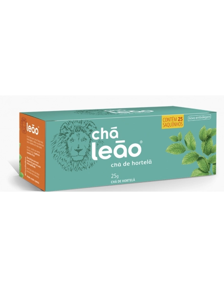 Chá Leão Hortelã 25g - 25 sachês de 1,0g