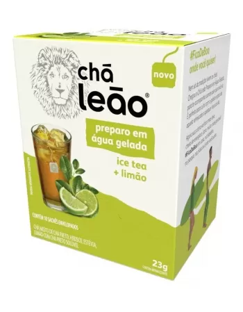 Chá Leão Água Gelada - Ice Tea + Limão 23g - 10 sachês de 2,3g