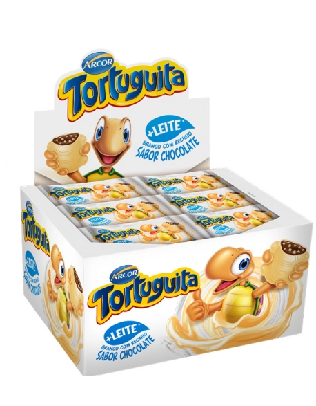 Tortuguita Branca 375g Display com 24 unidades de 15,5g