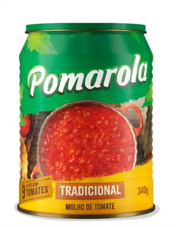 Molho de Tomate Pomarola Tradicional Lata 340g