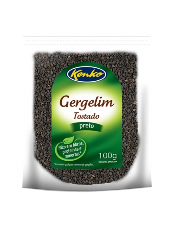 Gergelim Tostado Preto Kenko 100g