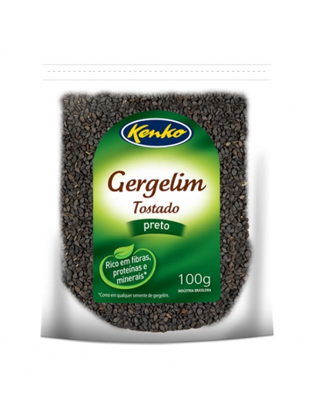 Gergelim Tostado Preto Kenko 100g