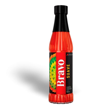 Molho de Pimenta Suave Bravo 60ml