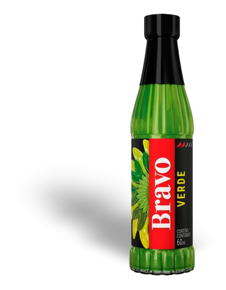 Molho de Pimenta Verde Bravo 60ml