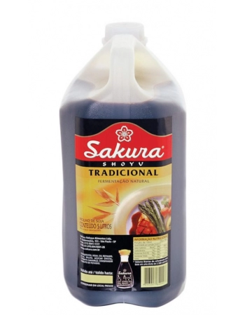 Molho Shoyu Tradicional Sakura 5L