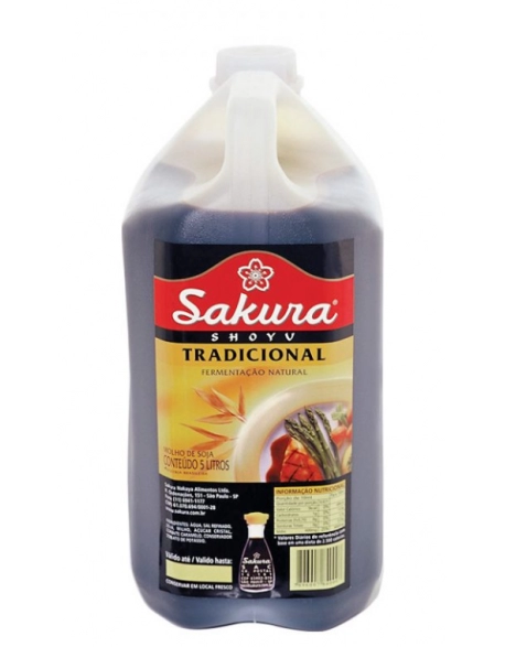 Molho Shoyu Tradicional Sakura 5L