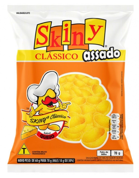 Salgadinho Queijo Skiny 78g