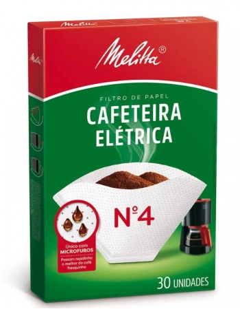 Filtro de Papel Cafeteira Elétrica Melitta Nº 4