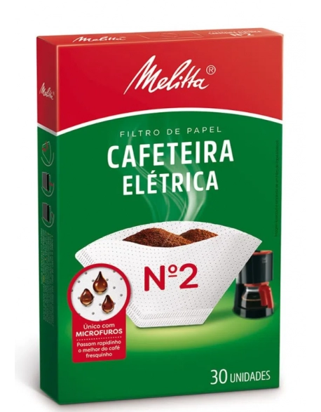 Filtro de Papel Cafeteira Elétrica Melitta Nº 2