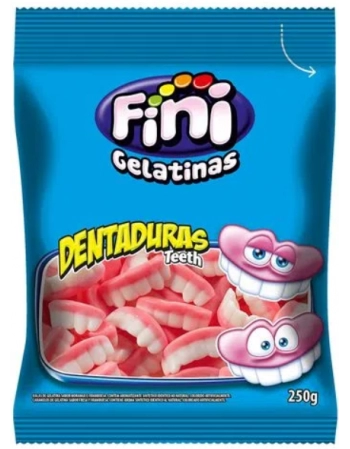 Bala de Gelatina Dentaduras 250g