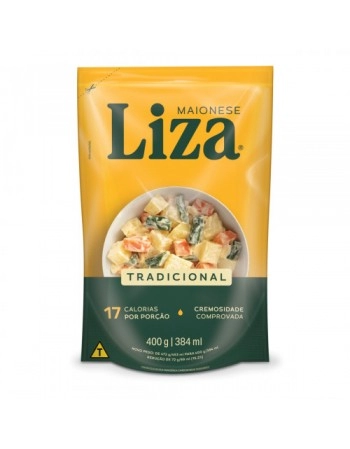 Maionese Liza Tradicional Sache 400g