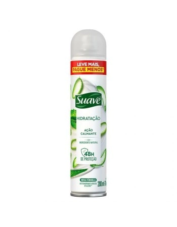 Suave Aerosol Antitranspirante Leve mais Pague menos Hidratação 48h de Proteção Suave 200ml