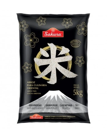 Sakura Arroz Premium Shinmai Grão Curto 5kg