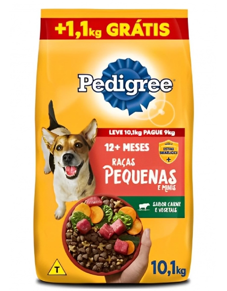 PED. RACAS PEQUENAS L10,1KG P9KG BONUS BAG