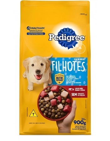 Ração PEDIGREE® Filhote Raças Médias e Grandes 900g