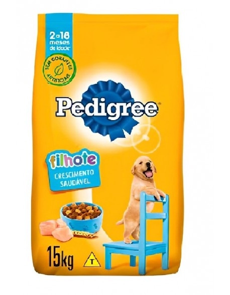 PEDIGREE® Filhote Raças Médias e Grandes 15kg