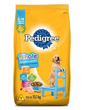 PEDIGREE® Filhote Raças Médias e Grandes 10kg