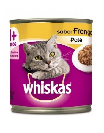 WHISKAS® Lata Patê Sabor Frango 290g